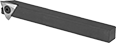 Image of Product. 3/8" Shank. Front orientation. Lathe Tools. Indexable Lathe Threading Tools, Right-Hand Cutting Direction, 3/8" Wide Shank.