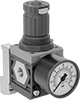 DIN-Mount Compressed Air Regulators