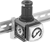 DIN-Mount Compressed Air Regulators