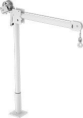 Image of Product. Style B. Front orientation. Style B. Hand-Winch Cranes .