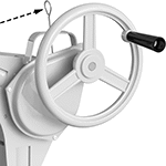 Image of Specification. Lever Lowering Mechanism. Side1 orientation. Contains Annotated. Lever Lowering Mechanism. Desktop Cranes .