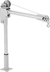 Image of Product. Front orientation. Cranes. Lightweight Hand-Winch Cranes .