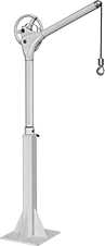 Image of Product. Style A. Front orientation. Style A. Hand-Winch Cranes .