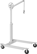 Image of Product. Style D. Front orientation. Style D. Hand-Winch Cranes .