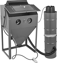 Image of Product. Front orientation. Abrasive Blasting Cabinets. Abrasive Blasting Cabinets.