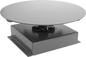 Image of Product. Front orientation. Turntables. Raised Positioning Turntables, 2,000 lb. Capacity.