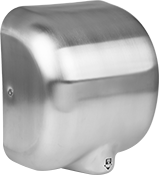 Image of Product. Front orientation. Hand Dryers. Touch-Free Hand Dryers, Fast Dry, Stainless Steel.