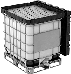 Image of ProductInUse. D (Shown with Lid and Strainer). Front orientation. Funnels. Tank Funnels , Style D.