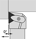 Image of Specification. Right-Hand Cutting Direction. Front orientation. Contains Annotated. Lathe Tool Insert Holders. Turning Lathe Tool Insert Holders, DTGN Insert Holder.
