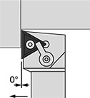 Image of Specification. Right-Hand Cutting Direction. Front orientation. Contains Annotated. Lathe Tool Insert Holders. Turning Lathe Tool Insert Holders, MTGN Insert Holder.