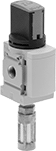 Image of Product. Front orientation. Safety Lockout Valves. Safety Lockout Valves for Festo Modular Compressed Air Filter/Regulator/Lubricators (FRLs).