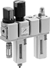 Compressed Air Filter/Regulator/Lubricators (FRLs) for Lubricated and Nonlubricated Applications