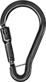 Image of Product. Front orientation. Carabiners. Twist-Locking-Latch Carabiners—Not for Lifting, Style 11.