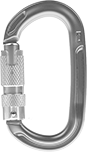 Image of Product. Front orientation. Carabiners. Twist-Locking-Latch Carabiners—Not for Lifting, Style 14.