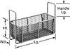 Made-to-Order Stainless Steel Rectangular Parts Baskets