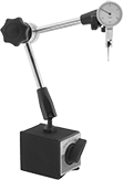 Image of Product. Front orientation. ZoomedIn view. Variance Indicators. Economy Dial Lever Variance Indicators with Jointed-Arm Magnetic-Base Holder.
