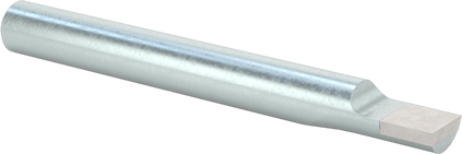 Image of Product. Front orientation. Boring Lathe Tool, Round Shank, 3/8" Minimum Hole Diameter, 3-1/2" Overall Length .
