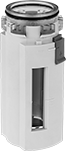 Image of Product. Front orientation. Compressed Air Lubricator Bowls. Festo Compressed Air Lubricator Bowls.