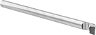 Image of Product. Left Hand. Front orientation. Lathe Tools. Long-Reach Round-Shank Boring Lathe Tools, For Boring, Left-Hand Cutting Direction.