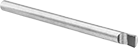 Image of Product. Neutral. Front orientation. Lathe Tools. Long-Reach Round-Shank Boring Lathe Tools, For Boring, Neutral Cutting Direction.