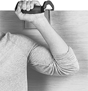 Image of ProductInUse. Front orientation. Panel Lifters. Hand-Held Panel Lifters.