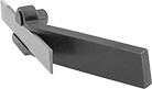 Image of System. Right-Hand Offset. Front orientation. Cutoff Blade Holders. Cutoff Blade Holders, Right-Hand-Offset Head.