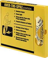 Image of Product. Front orientation. Sorbents. Sorbent Pads with Wall-Mount Dispenser .