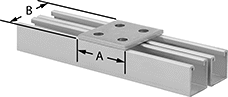 Image of ProductInUse. Front orientation. Contains Annotated. Strut Channel Framing and Fittings. Surface Strut Channel Brackets, Style 16.