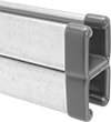 Image of ProductInUse. Front orientation. Strut Channel Framing and Fittings. Strut Channel Caps, Style 2.