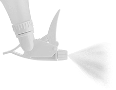 Image of ProductInUse. Side2 orientation. Spray Bottles. Any-Angle Spray Bottles.