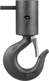Image of Product. Front orientation. Hoist Hooks. Electric Chain Hoist Hooks, Bottom Hook and Block Assemblies.