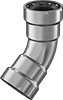 Low-Pressure Stainless Steel Press-Socket Pipe Fittings