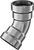 Low-Pressure Stainless Steel Press-Socket Pipe Fittings