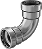 Low-Pressure Stainless Steel Press-Socket Pipe Fittings