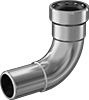 Low-Pressure Stainless Steel Press-Socket Pipe Fittings