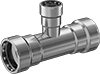 Low-Pressure Stainless Steel Press-Socket Pipe Fittings