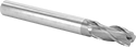 Image of Product. Front orientation. Router Bits. Spiral Router Bits for Steel and Stainless Steel , Aluminum Titanium Nitride (AlTiN)-Coated Carbide, Square Cut Style, Spiral Flute, 3 Flutes.