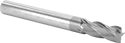 Image of Product. Front orientation. Router Bits. Spiral Router Bits for Steel and Stainless Steel , Aluminum Titanium Nitride (AlTiN)-Coated Carbide, Square Cut Style, Spiral Flute, 4 Flutes.
