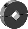 Square Two-Piece Shaft Collars