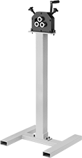 Image of Product. Curver with Stand. Front orientation. Wire, Rod, and Flat Stock Curvers. 39" Stand Height.