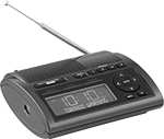 Image of Product. Bench Top Radio with AM/FM Reception. Front orientation. Radios. Weather/Hazard Alert Radios , Bench Top, AM.