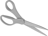 Image of Product. Style B. Front orientation. Scissors. Long-Life Lightweight Scissors, Straight Handle, Style B.