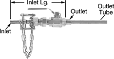 Image of Product. Front orientation. Contains Annotated. Injection Valves. Easy-Maintenance Injection Valves, For Wastewater.