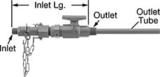 Image of Product. Front orientation. Contains Annotated. Injection Valves. Easy-Maintenance Injection Valves, For Chlorine and Water.