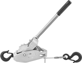 Image of Product. Aluminum Puller. Front orientation. Ratchet Pullers. Heavy Duty Ratchet Pullers with Wire Rope, Aluminum, 1,000 lb..