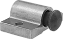 Image of Product. Front orientation. Spring Stops. Spring-Loaded Guide Plungers, Round Face, Rectangular Base.