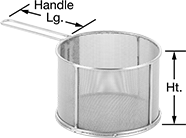 Image of Product. Pan Handle, 7 1/8" to 10" Dia.. Front orientation. Contains Annotated. Parts Baskets.