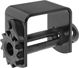 Image of Product. Front orientation. Winches. Tie-Down Winches, Weld On, Bottom Mount.