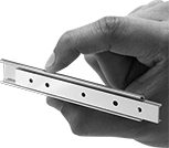 Image of Product. Front orientation. Contains SizingReference. Drawer Slides. Miniature Pass-Through Drawer Slides.