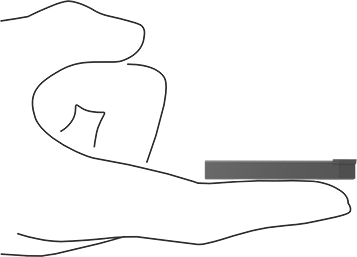 Image of Product. Side1 orientation. Contains SizingReference. Carbide-Tipped Lathe Tool, Neutral, C5 Carbide, E-4 Tool Bit Code, 1/4" Square Shank.